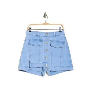 Flying Angels Denim Skort Asymmetric Hem Blue NWT Size 29/9